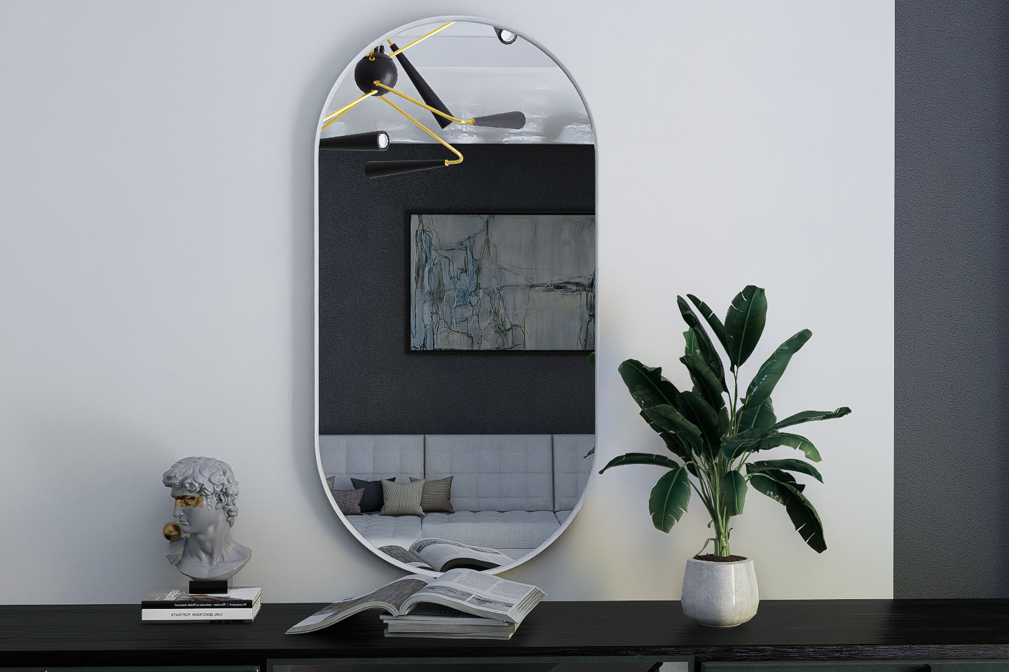 VanityFrame - Klassischer Spiegel mit Rahmen