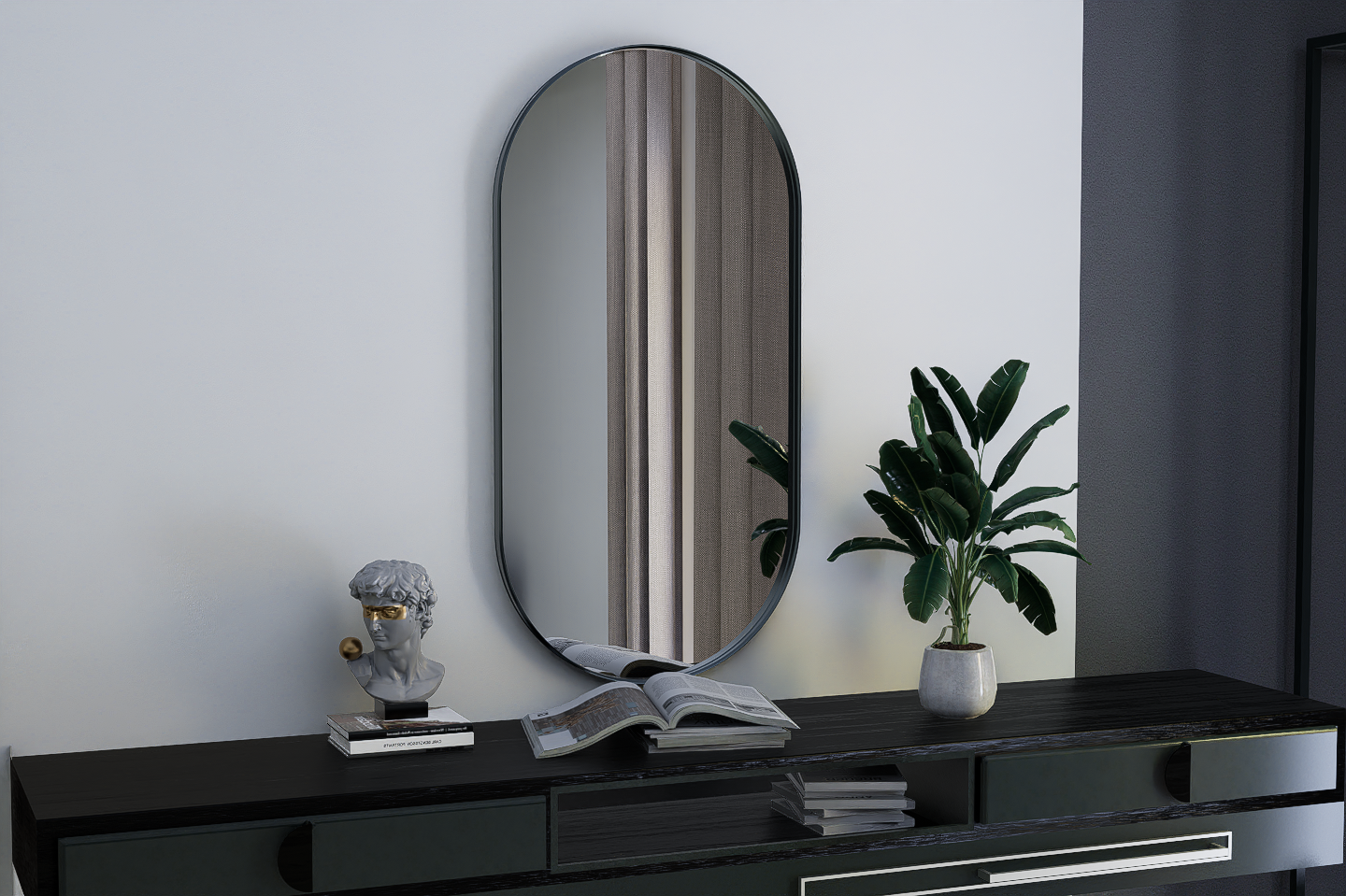 VanityFrame - Klassischer Spiegel mit Rahmen