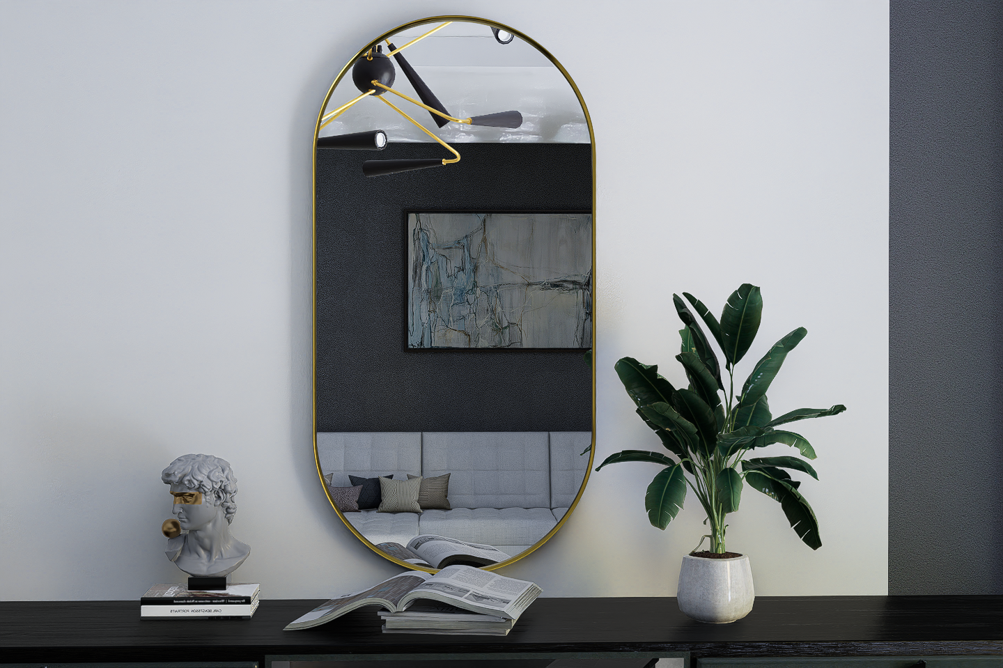 VanityFrame - Klassischer Spiegel mit Rahmen