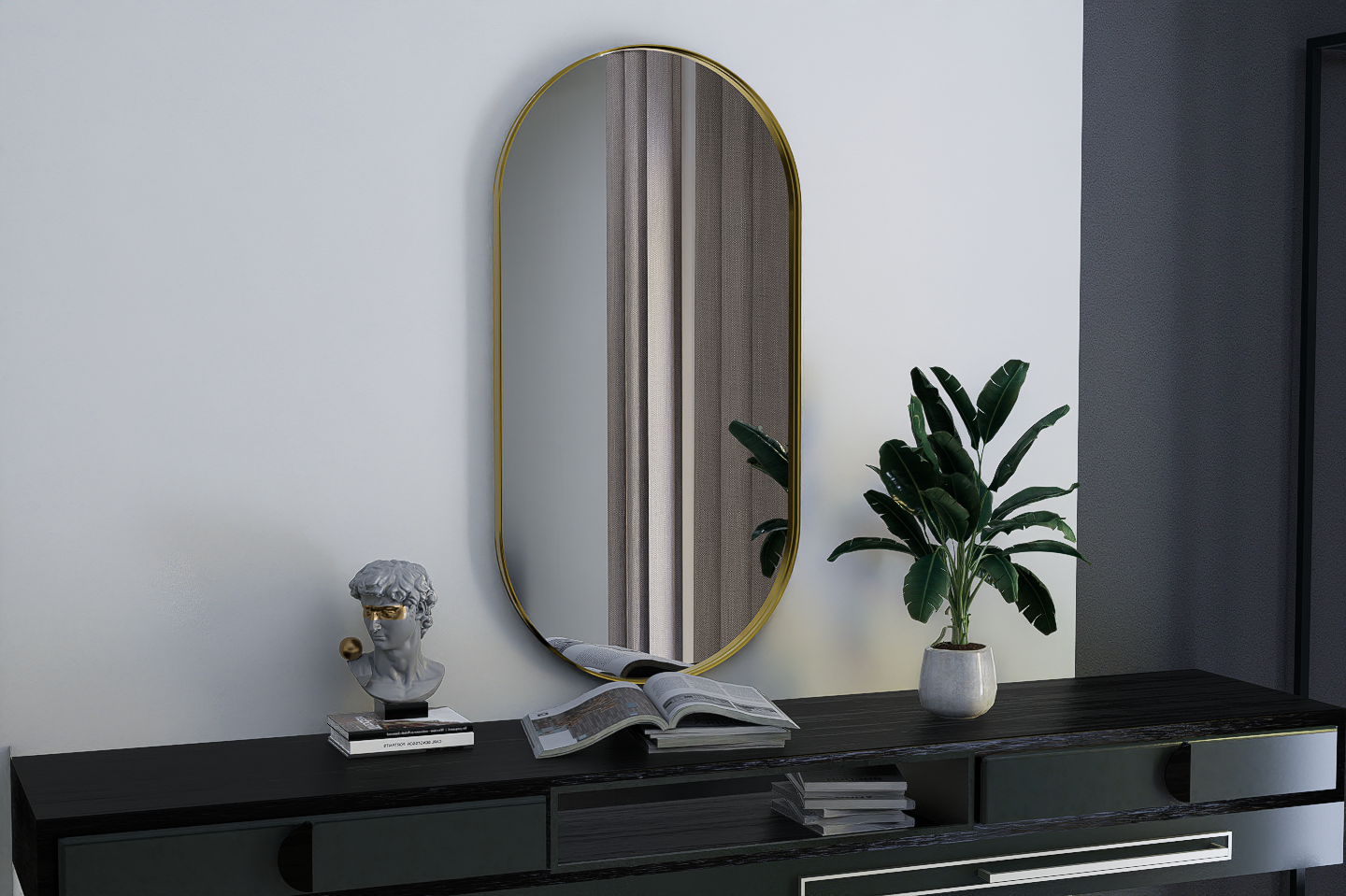 VanityFrame - Klassischer Spiegel mit Rahmen