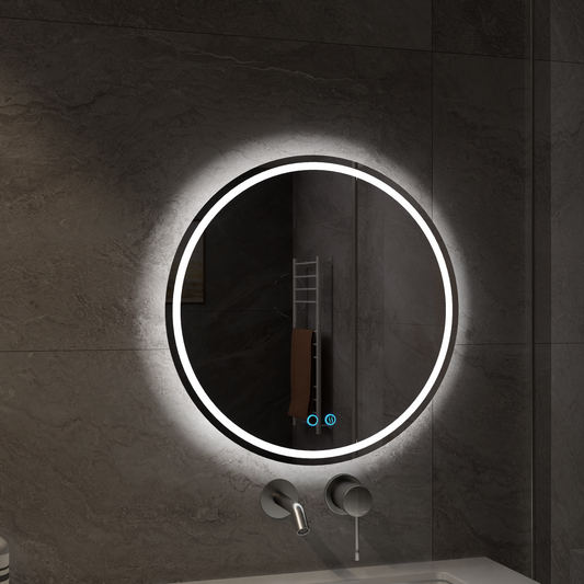 StarGlow - Spiegel Rund mit LED Beleuchtung vorne und hinten